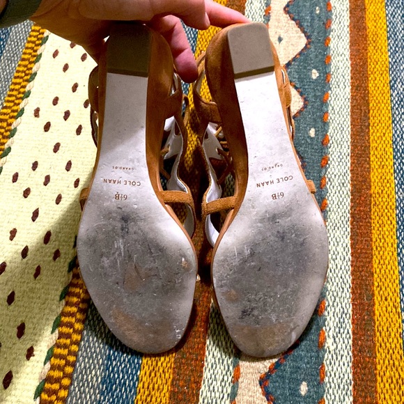 Cole Haan Grand OS Vable Wedge Women’s 6.5B Tan Suede - Picture 5 of 12